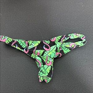 Flamingo Print Bikini Bottom